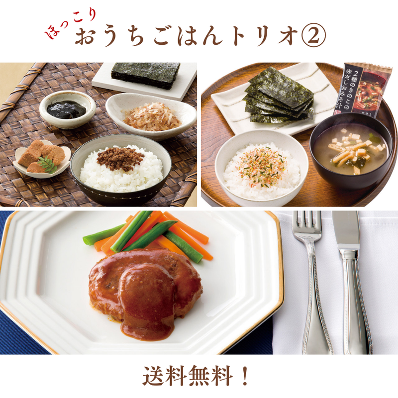 【送料無料】ほっこりおうちごはんトリオ②