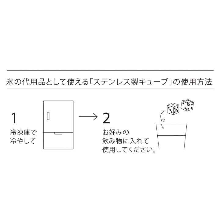 フローズンキューブ 二重カップ&キューブ2個セット